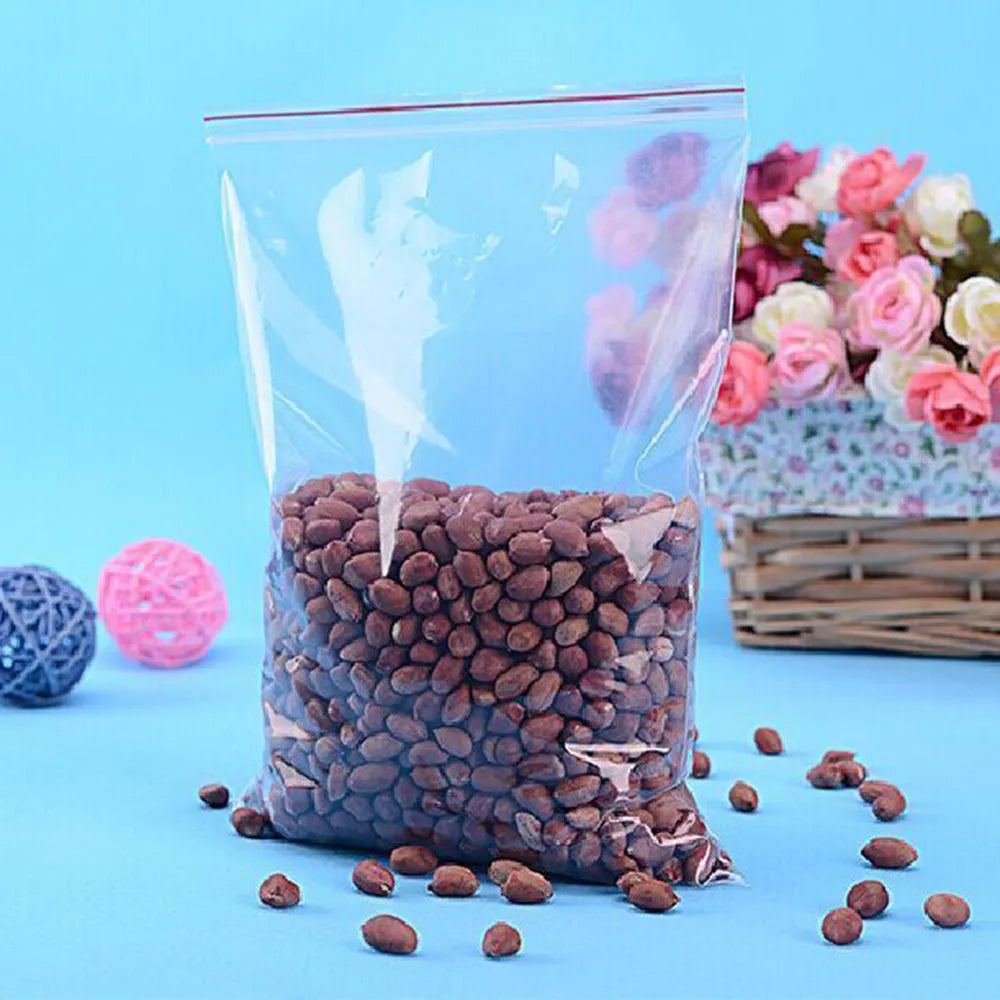 100pcs/pack Small Zip Lock Food Storage Bag