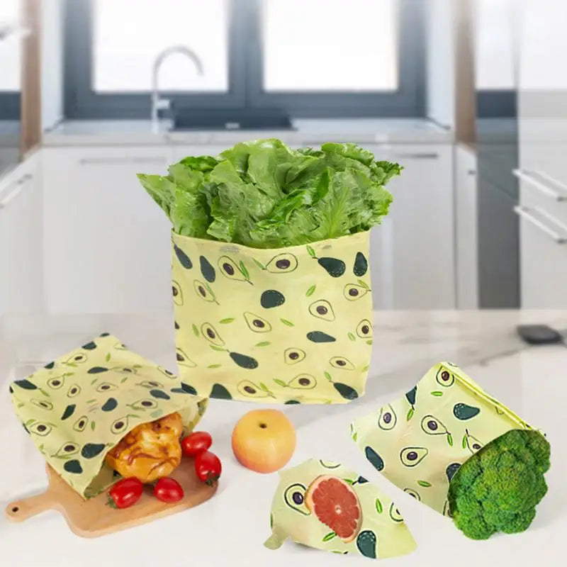 Bee Wax Cloth Fruit Storage Food Wraps