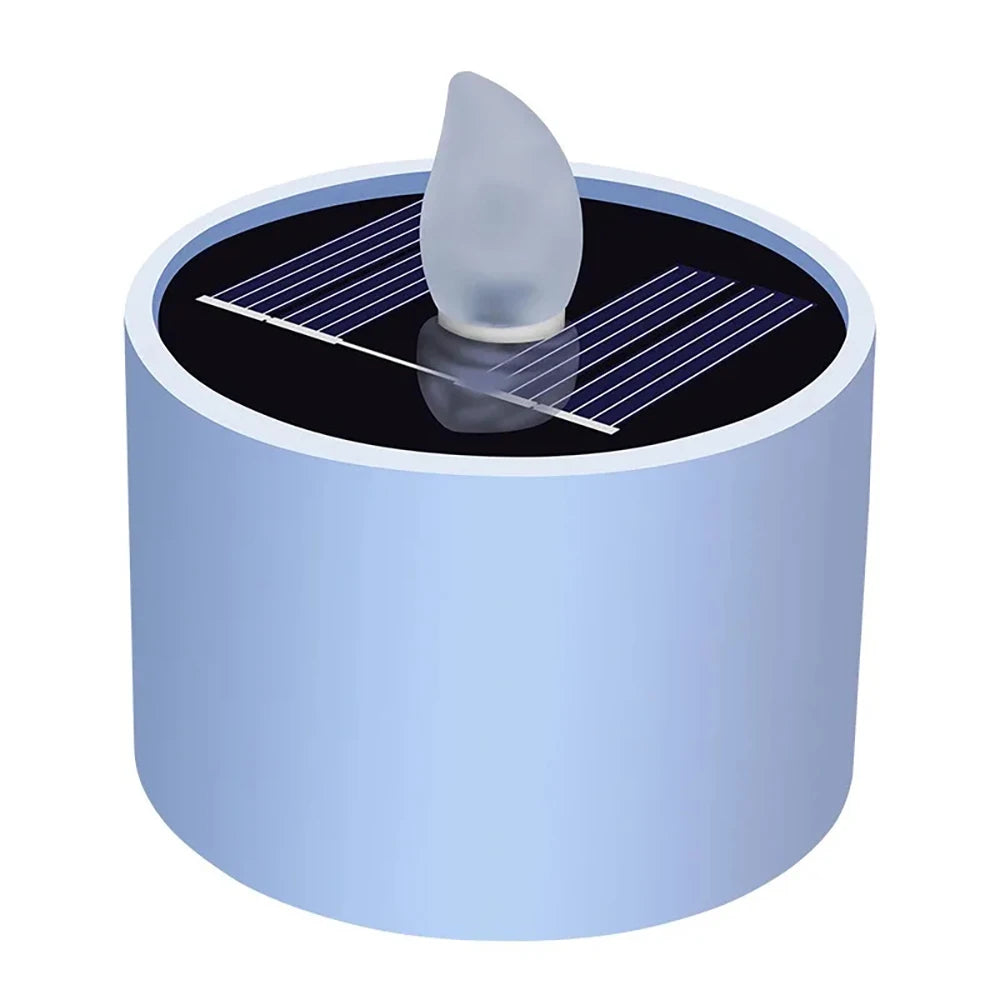 Solar Tea Lights Rechargeable Candles for Party Garden