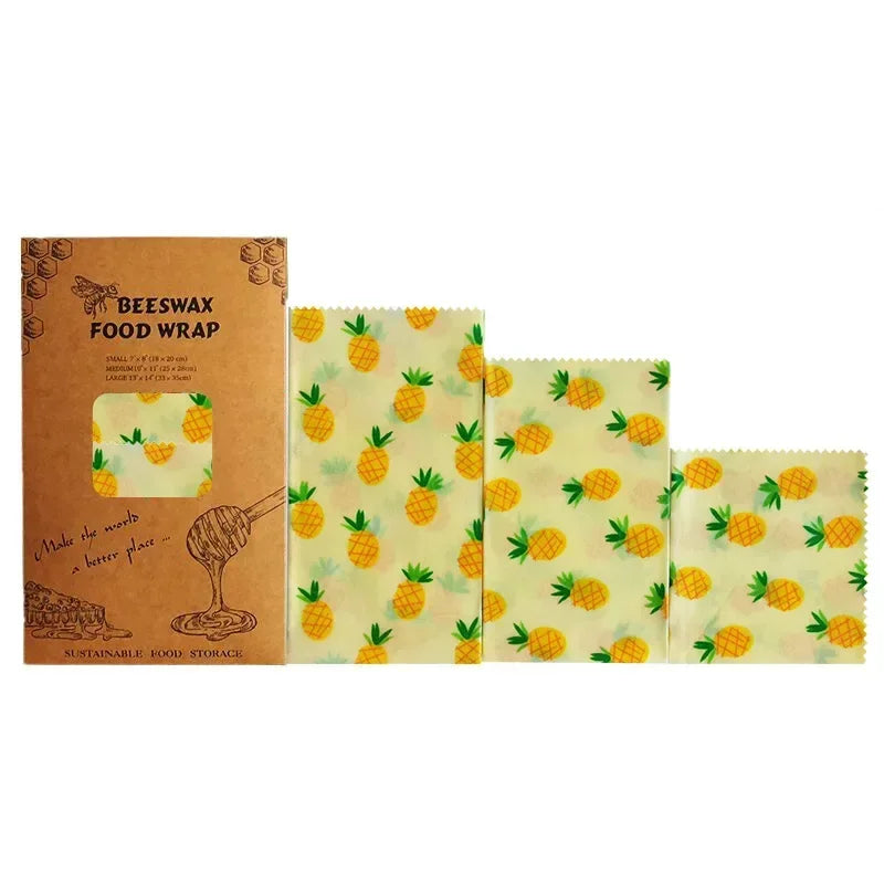 Reusable Food Fresh Keeping Cloth Beeswax Food Wrap