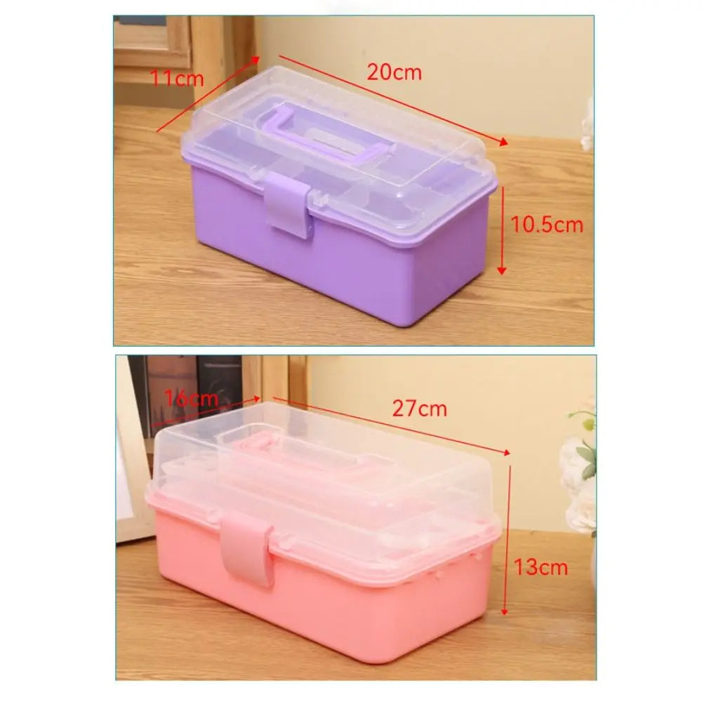 2/3 Layers Foldable Large Capacity Storage Bin