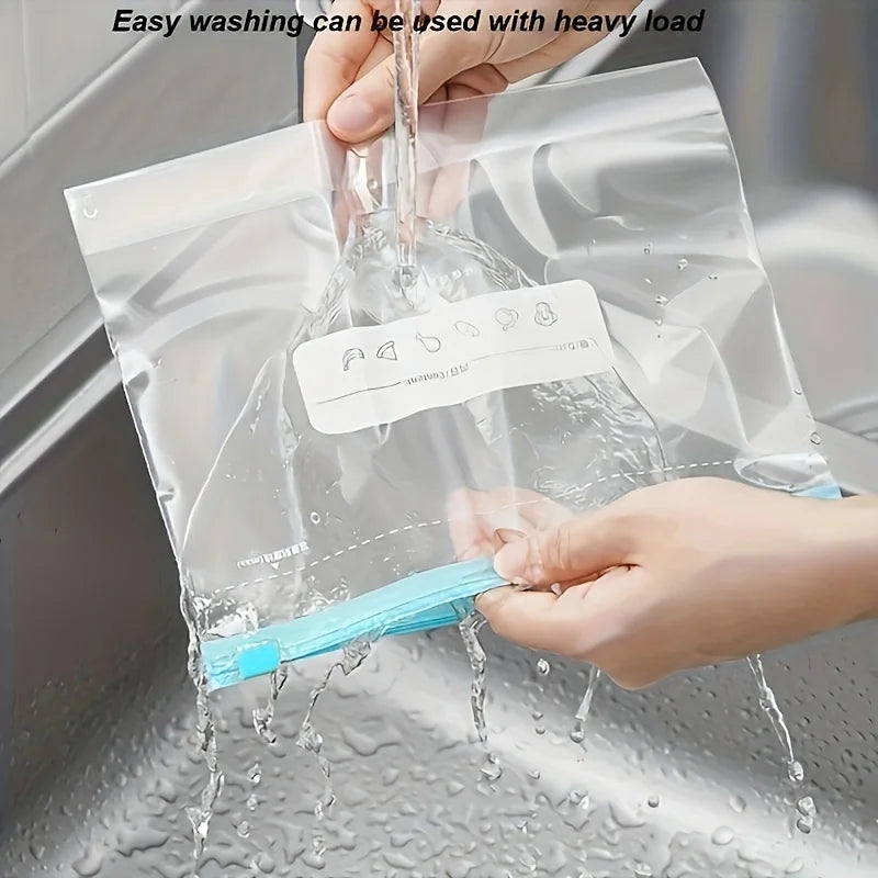45PCS Silicone Food Storage Leakproof Reusable Bag