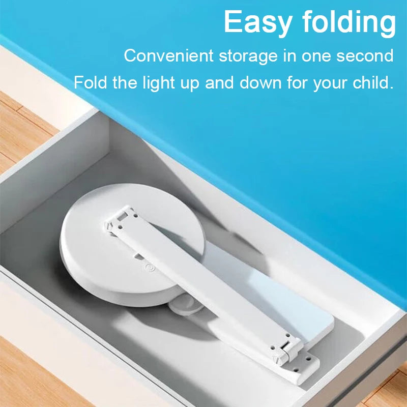 LED Clock Table Lamp