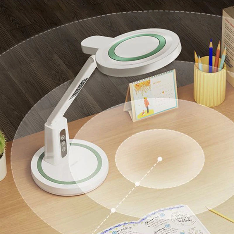 LED Clock Table Lamp