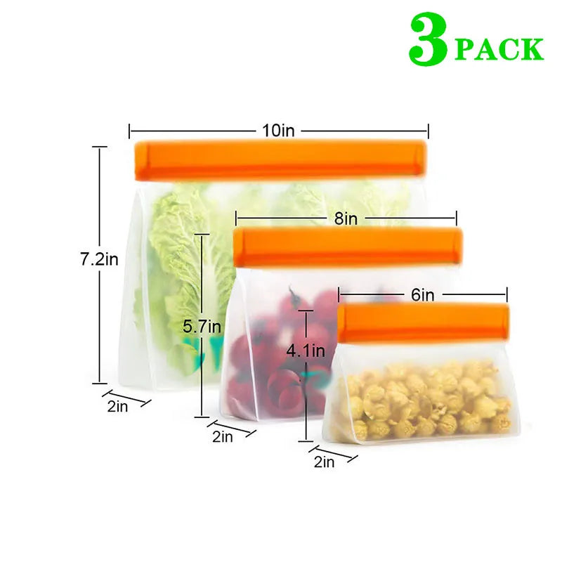 Reusable Silicone Food Bag