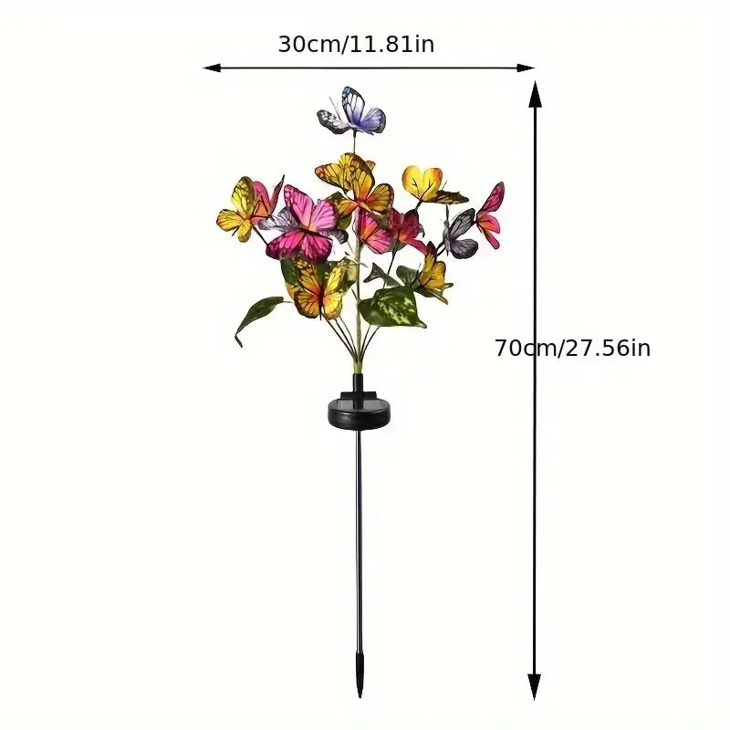 Solar Outdoor Simulation Butterfly Lawn Lamp