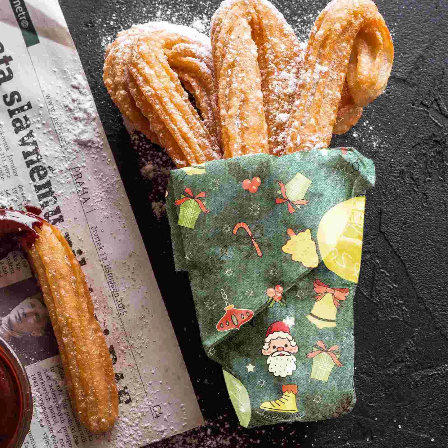 3 Pcs Reusable Fresh Keeping Beeswax Wrap