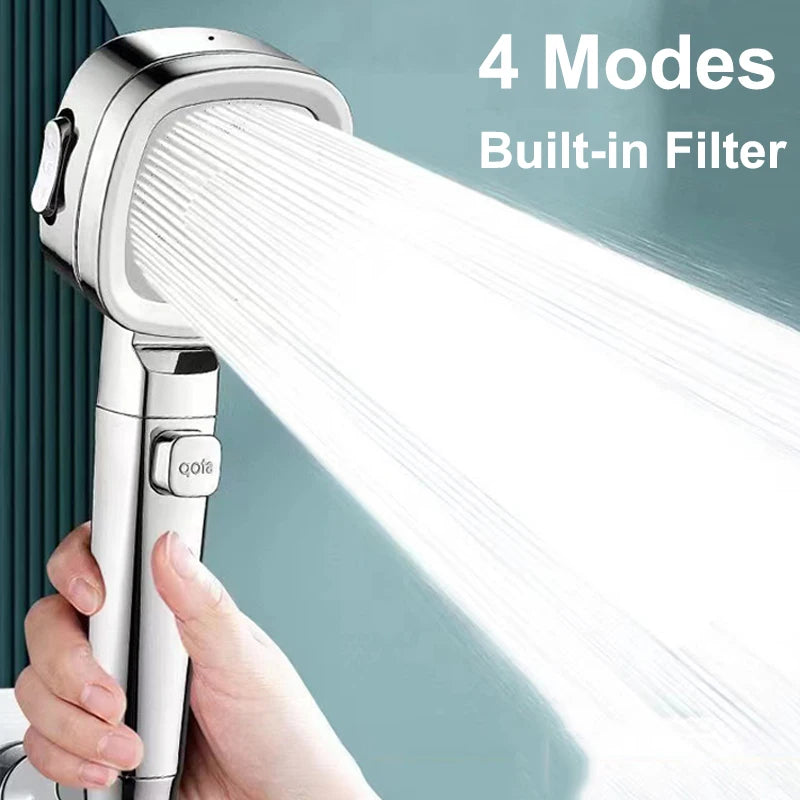 Upgraded 4 Modes High Pressure Shower