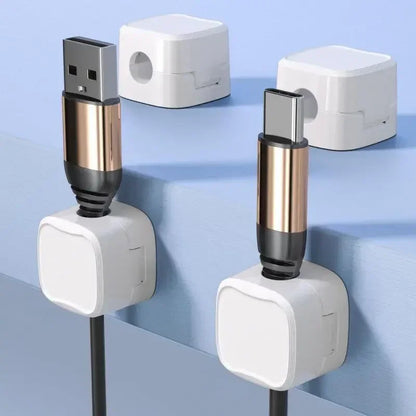 1/3/6pcs Adjustable Cable Holder Magnetic Wire Cord