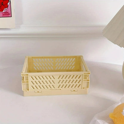Plastic Foldable Storage Crate Bin