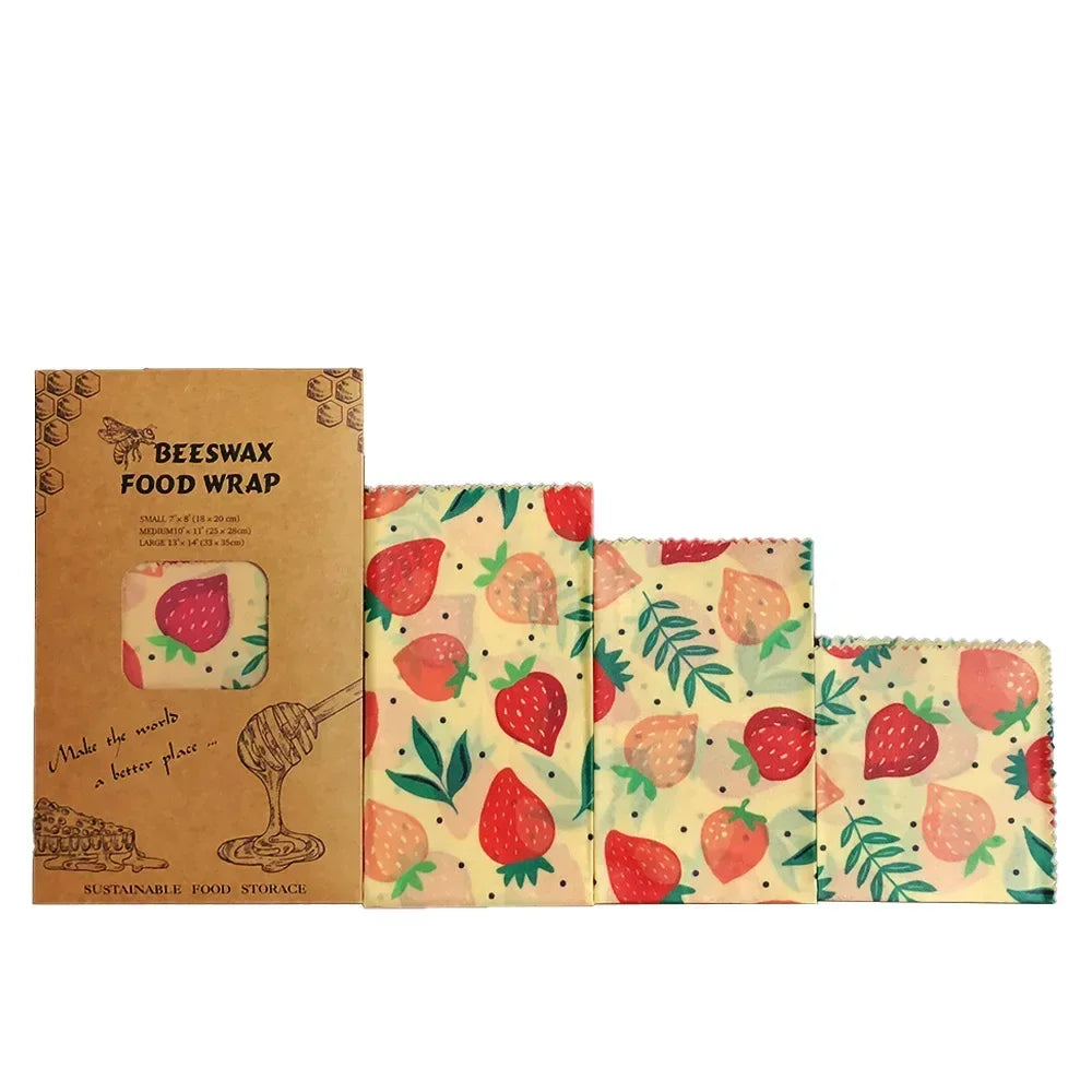 Reusable Food Fresh Keeping Cloth Beeswax Food Wrap