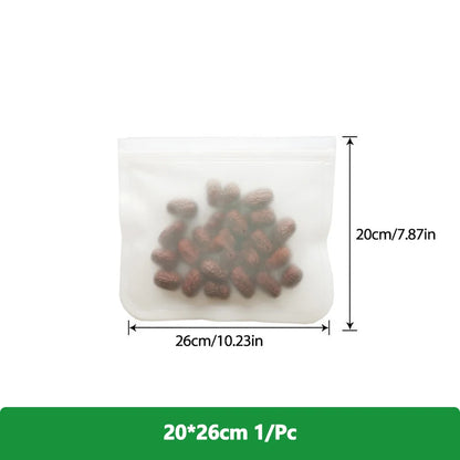 1/2/3/5Pcs Reusable Food Freezer Bags
