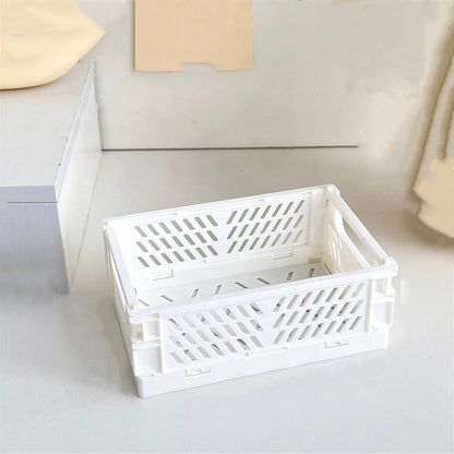 Plastic Foldable Storage Crate Bin