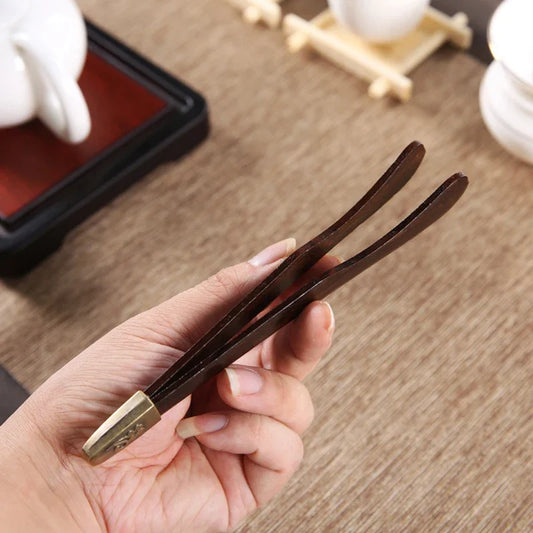 1 PC Hot Sale Wooden Tea Clip Utensil