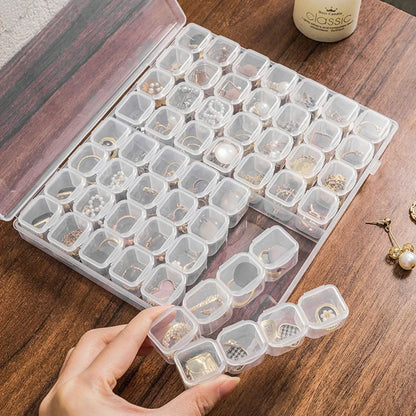 28/56 Grids Adjustable Plastic Storage Box