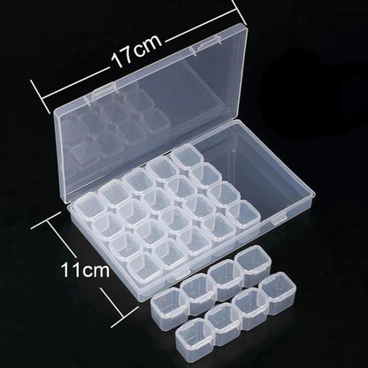28/56 Grids Adjustable Plastic Storage Box