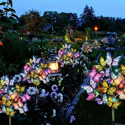 Solar Outdoor Simulation Butterfly Lawn Lamp