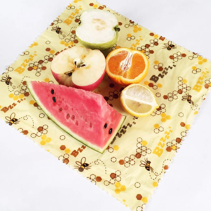 3/7 Pcs Beeswax Food Wraps