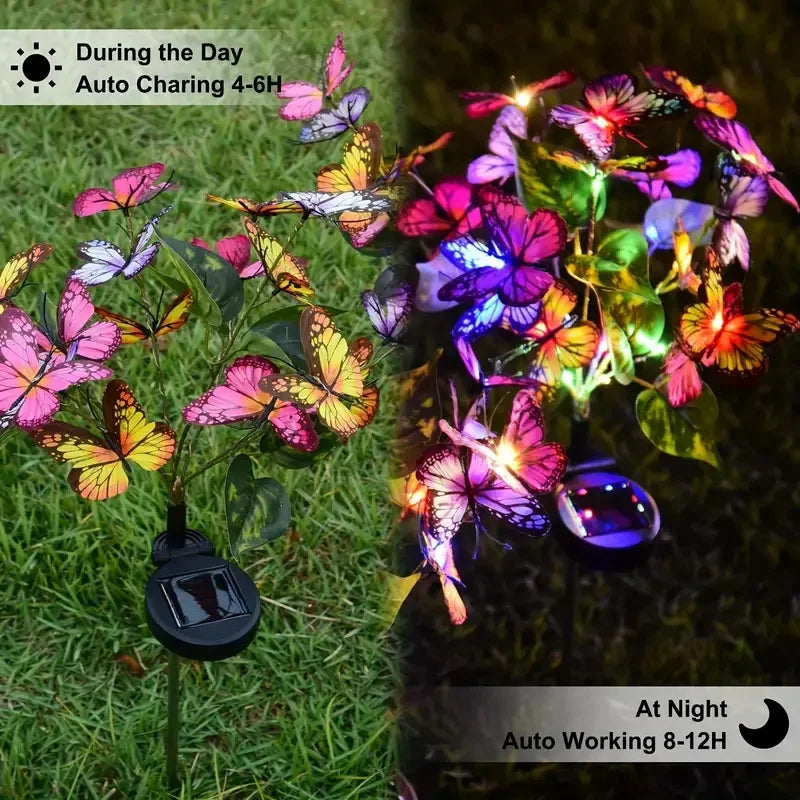 Solar Outdoor Simulation Butterfly Lawn Lamp