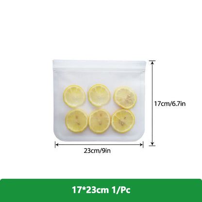 1/2/3/5Pcs Reusable Food Freezer Bags