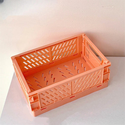 Plastic Foldable Storage Crate Bin