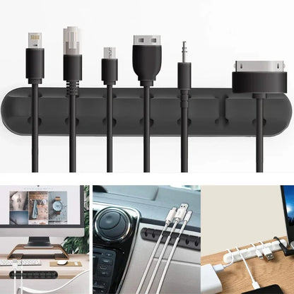 Cable Holder Chips Silicone Flexible Cable Holder Cord