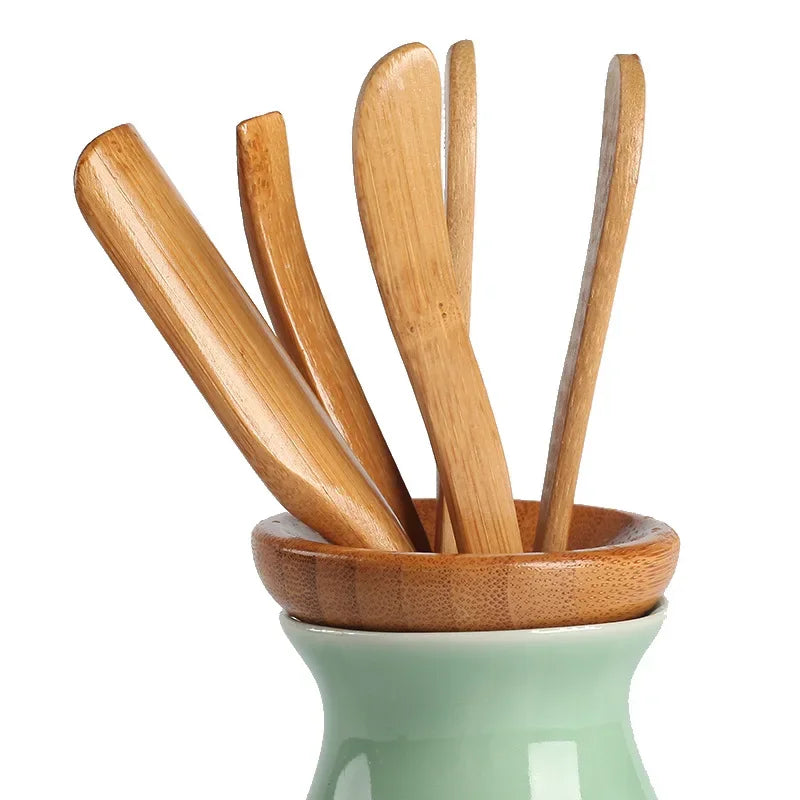 Wooden Tea Ceremony Utensils Set