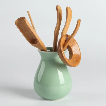 Wooden Tea Ceremony Utensils Set