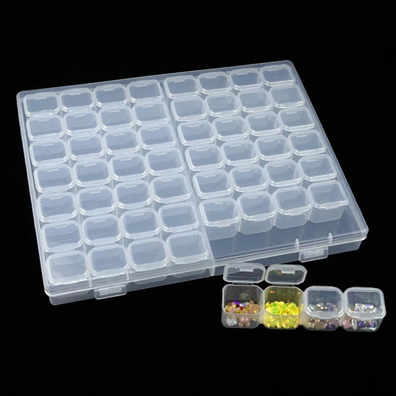 28/56 Grids Adjustable Plastic Storage Box