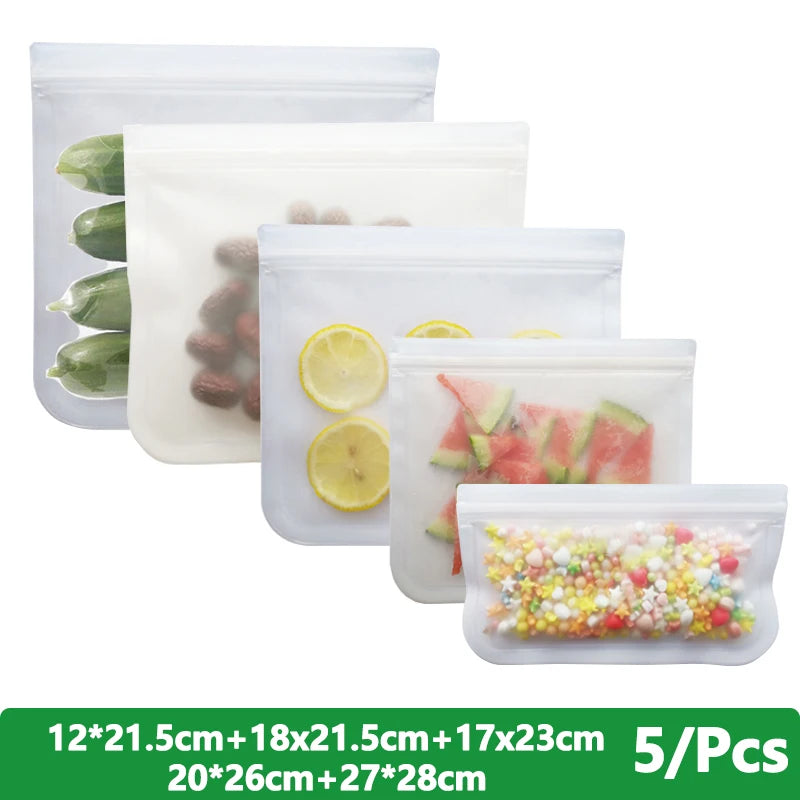 Reusable Silicone Food Storage Bag