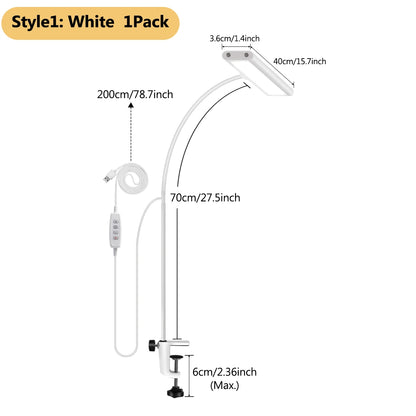 Eye-Caring Desk Light Lamp with Stepless Dimming Adjustable