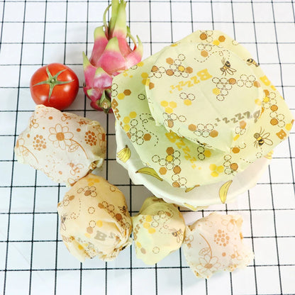 3/7 Pcs Beeswax Food Wraps