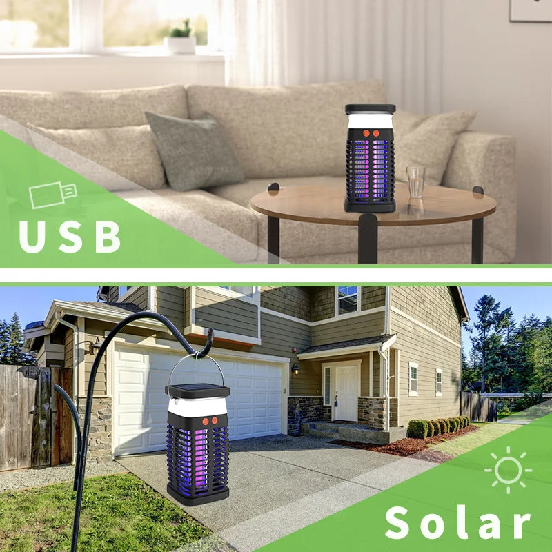 New solar mosquito killing lamp