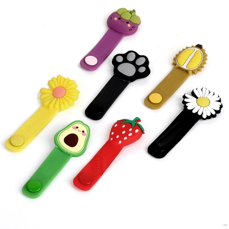 Cable Organizers Reusable Silicone Cable Ties Cord