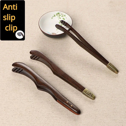 1 PC Hot Sale Wooden Tea Clip Utensil
