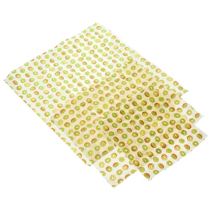 3 Pcs Food Packing Beeswax Wrap