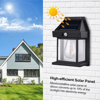1~4Pcs Outdoor Solar Wall Lamp