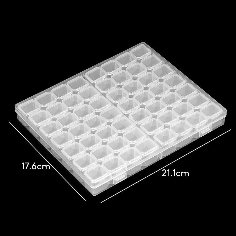 28/56 Grids Adjustable Plastic Storage Box