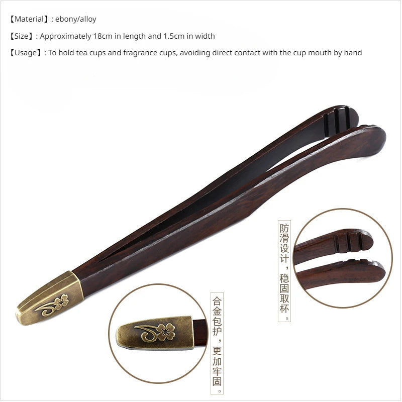 1 PC Hot Sale Wooden Tea Clip Utensil