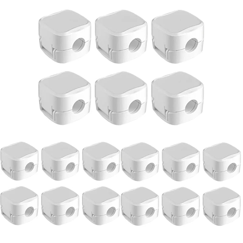 No-Drill Adhesive Cord Holders for Desk