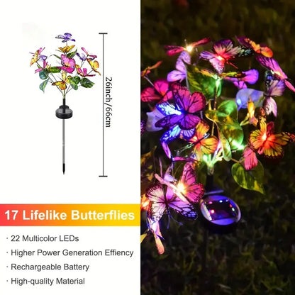 Solar Outdoor Simulation Butterfly Lawn Lamp