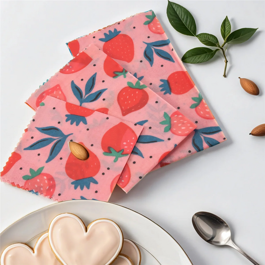1Set Reusable Beeswax Cloth Wrap