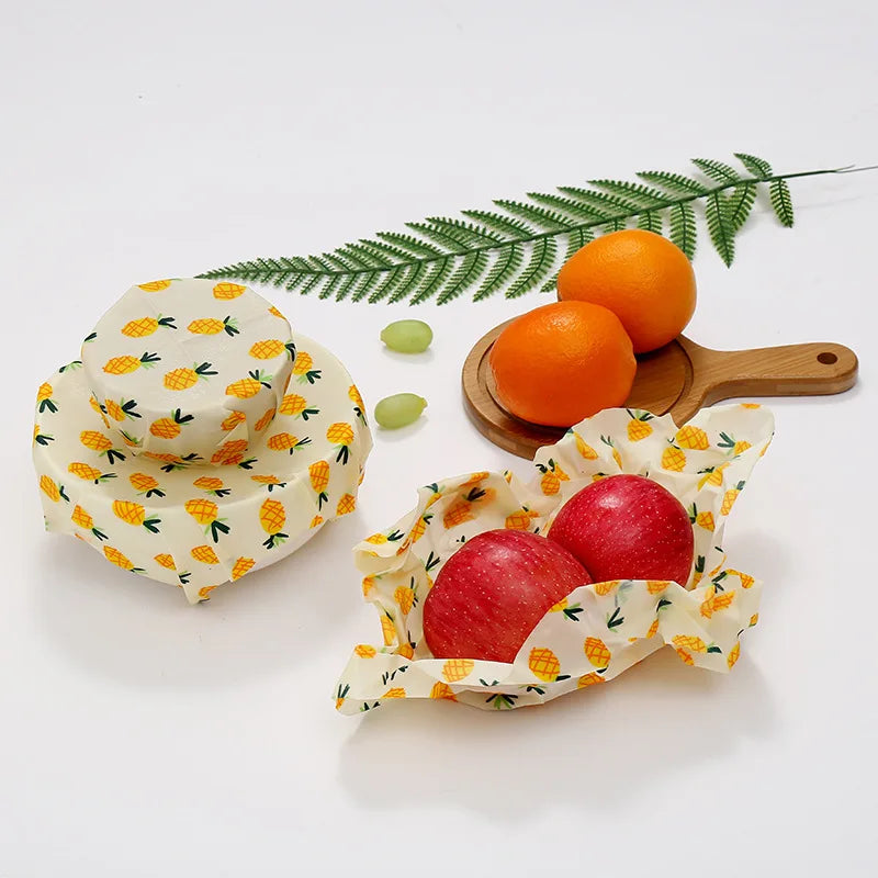 3/7 Pcs Beeswax Food Wraps