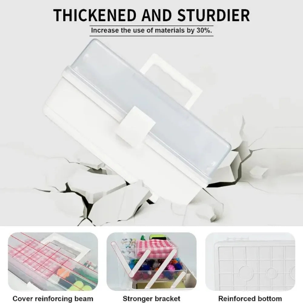 2/3 Layers Foldable Large Capacity Storage Bin