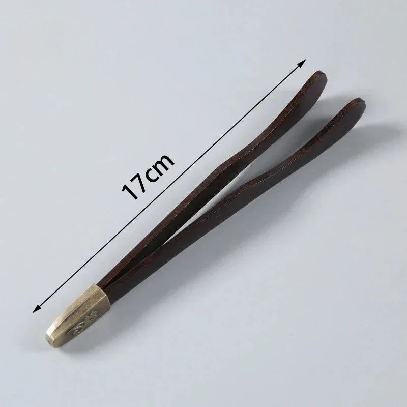 1 PC Hot Sale Wooden Tea Clip Utensil