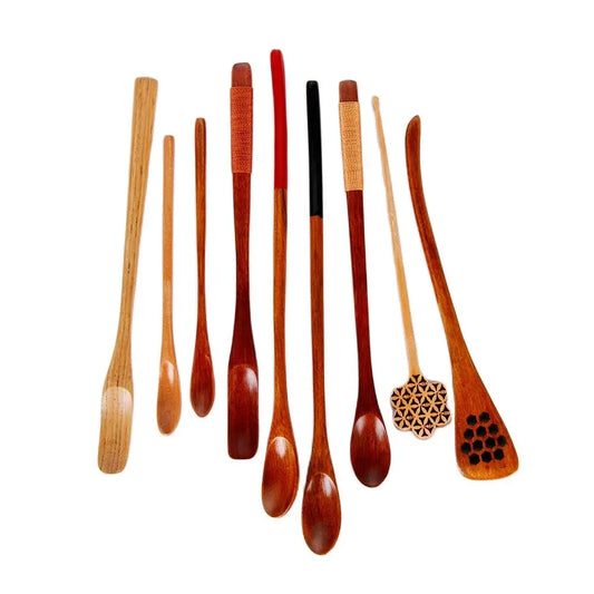 Wood Cooking Utensil Tea Leaf Matcha Sticks