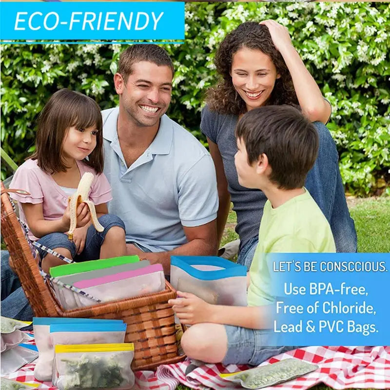 Reusable Silicone Food Bag