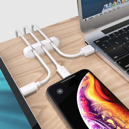 Cable Holder Chips Silicone Flexible Cable Holder Cord