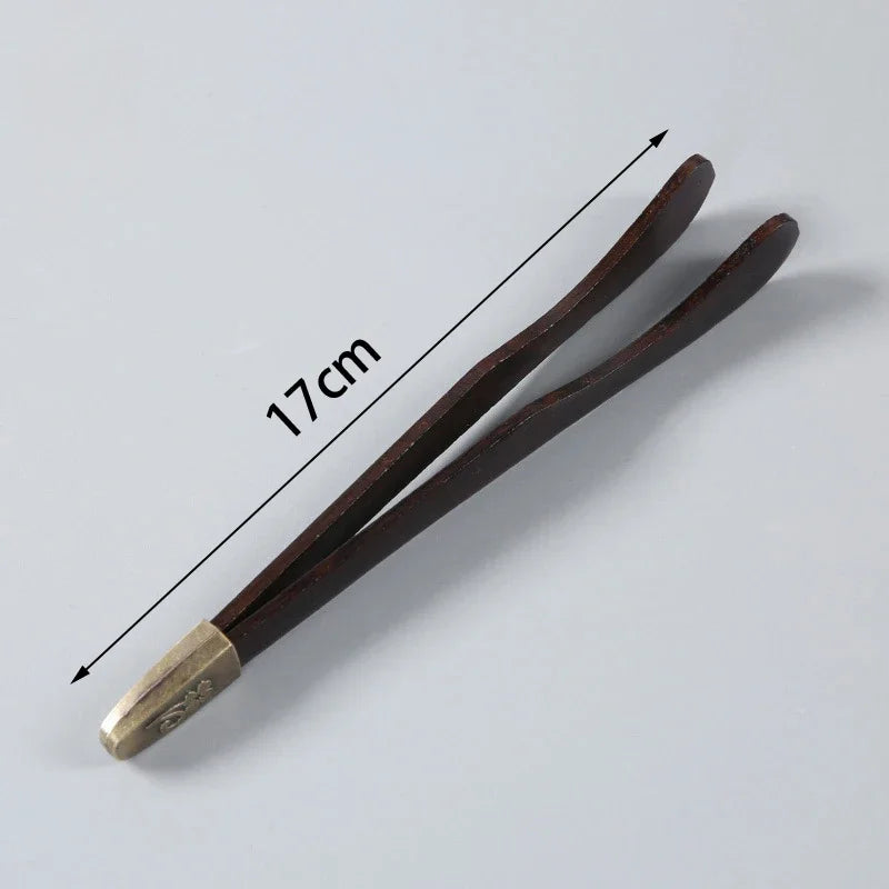 1 PC Hot Sale Wooden Tea Clip Utensil