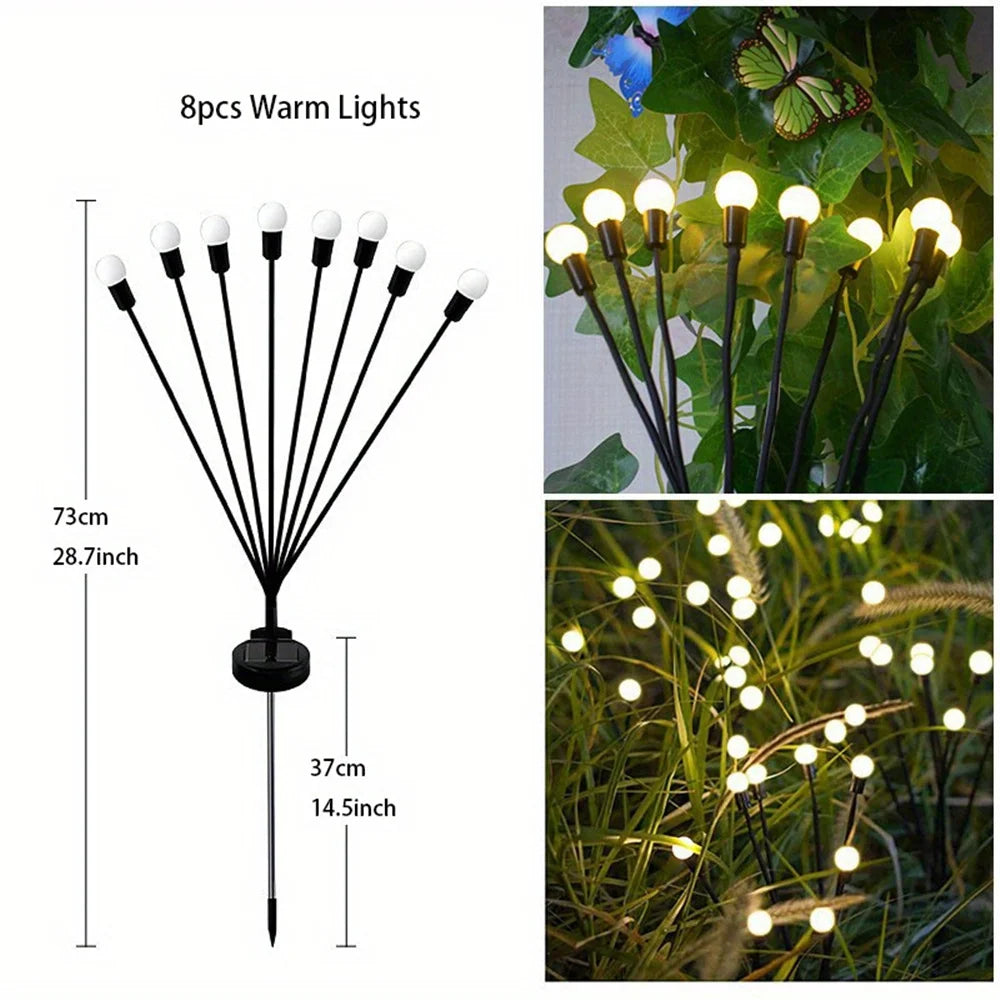 6/8/10 Lights LED Solar Powered Firefly Light